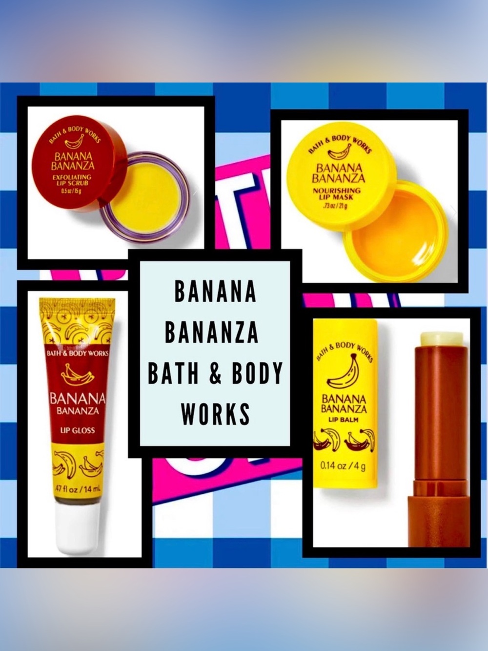 NEW: BANANA BANANZA Lip Care Set Bath & Body Works #3
